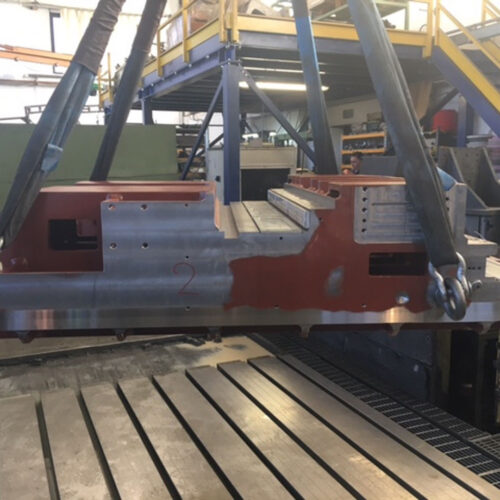 30-ex. of grinding of a 2.600x1.500 90° carriage with biplast application