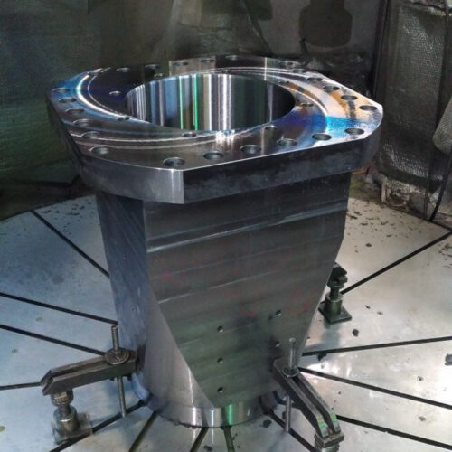 7-ex. of grinding conical hole + face h. 900 Ø 350