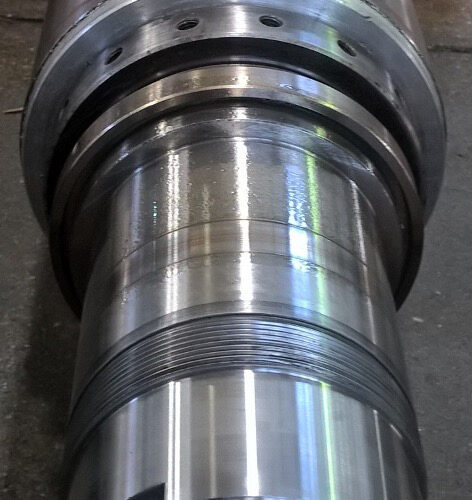 6-ex. of grinding on spindle shafts with HSK plug gauge