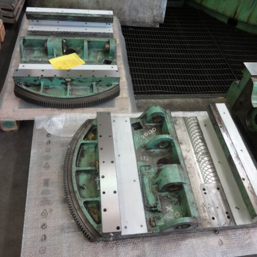 43-ex. of grinding on lathe crosshead carriages with biplast application
