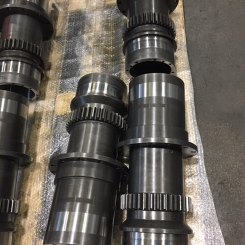 30-ex. of gear grinding performed with external + internal gear centering within 0.03