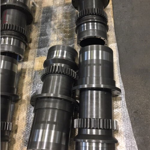 28-ex. of gear grinding performed with external + internal gear centering within 0.03